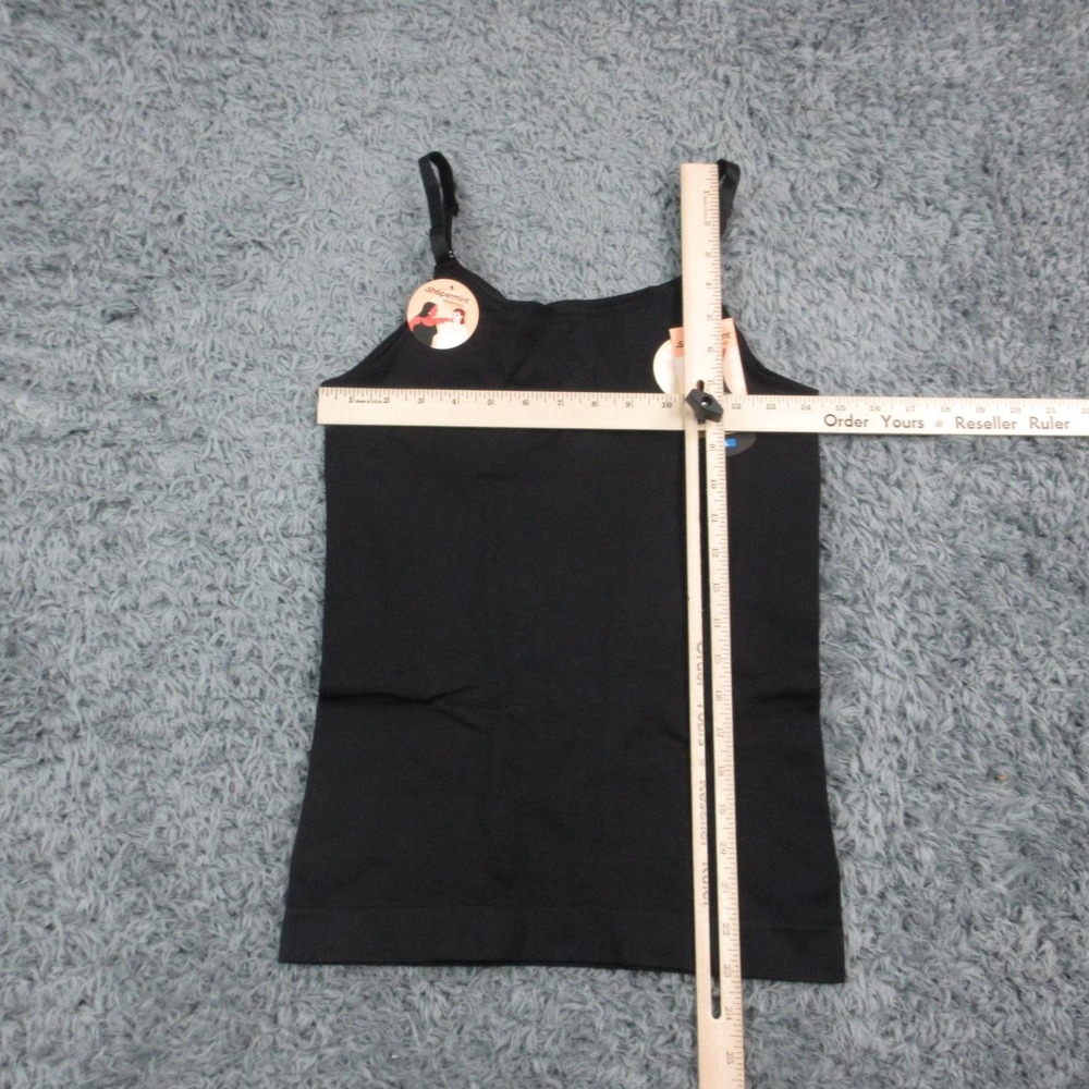 Shapermint Essentials All Day Scoop Neck Cami Womens XL Black Shapewear NWT